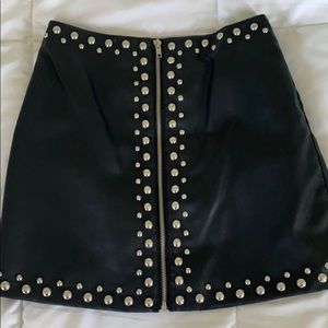 Leather skirt